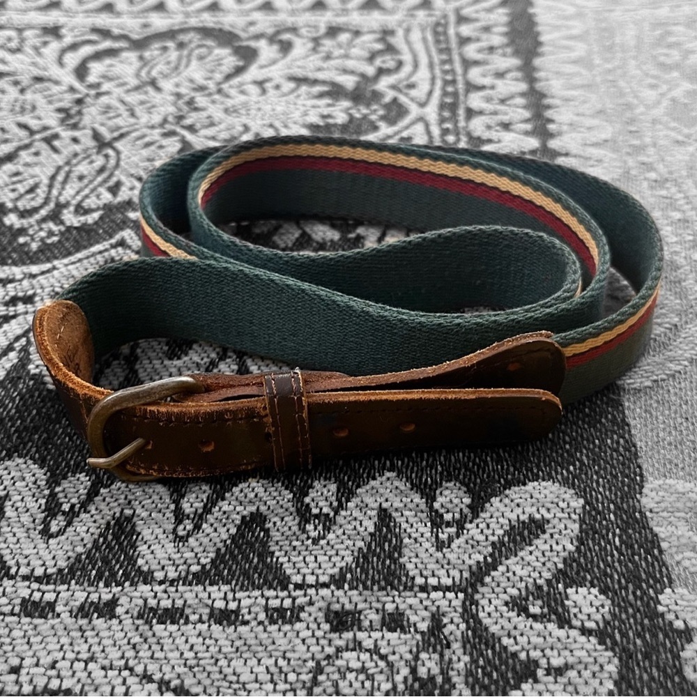 Vintage canvas belt 🖤
